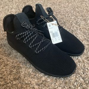 Adidas Pharell Williams PW Tennis HU Triple Black Men’s Shoes Size 11